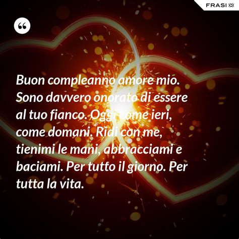 amante buon compleanno amore mio lettera